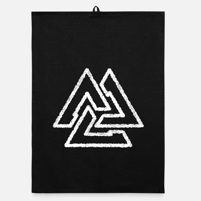 Nœud Viking Valknut Torchon bio