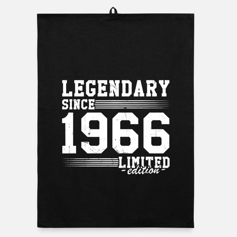 Legendär seit 1966 60 Jahre Geschenk Geburtstag Organic Geschirrtuch