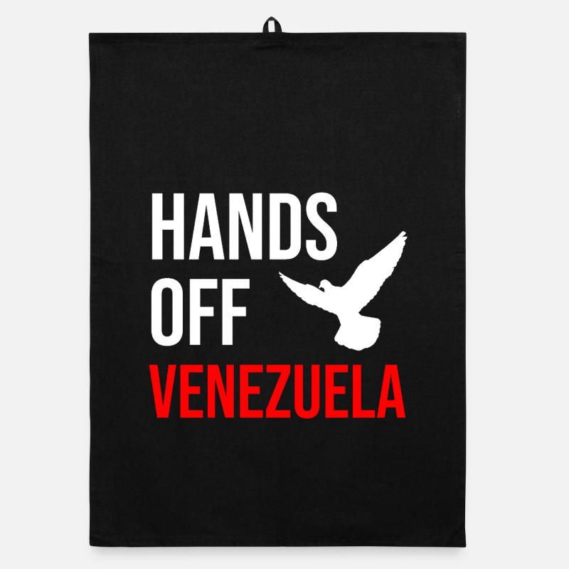 TOUCHE PAS AU VENEZUELA Torchon bio