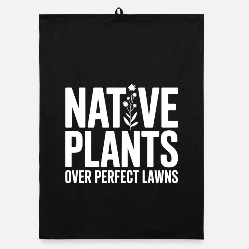 Native Plants Over Perfect Lawns Organic dish towel