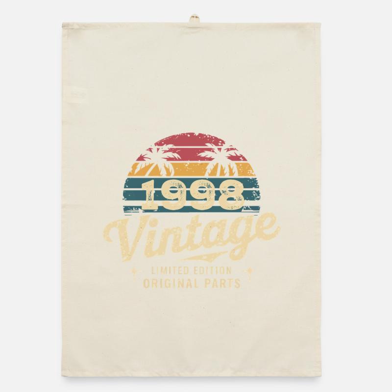 Awesome Since 1998 1998 Birthday Gift Organic dish towel