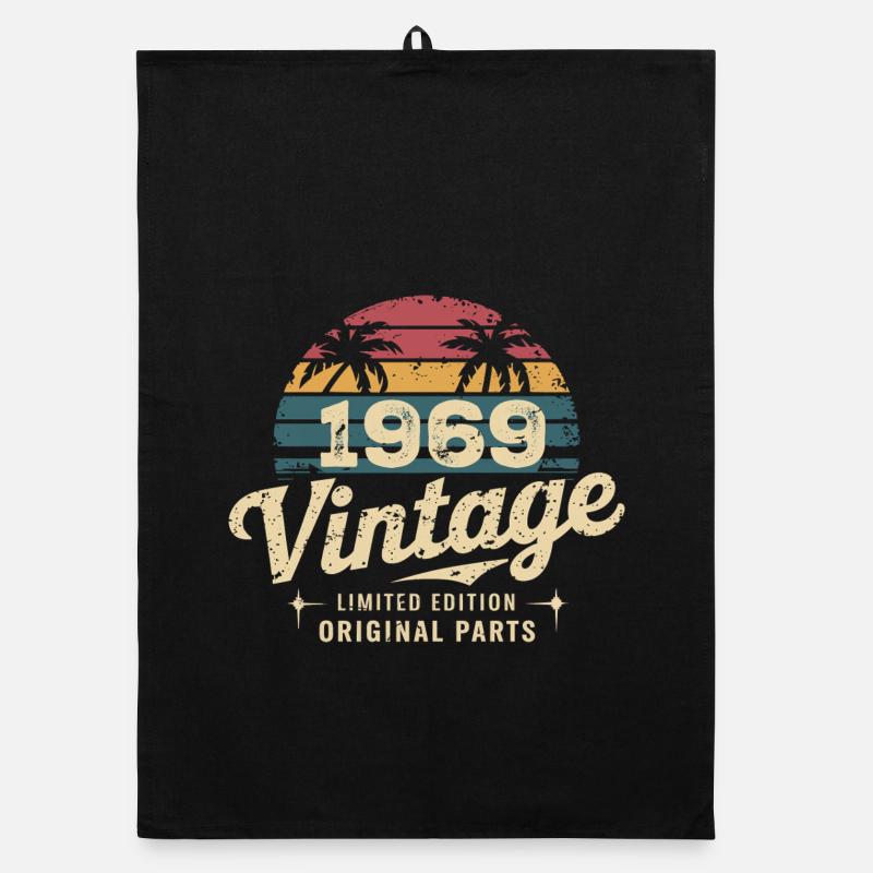 Awesome Since 1969 1969 Birthday Gift Organic dish towel