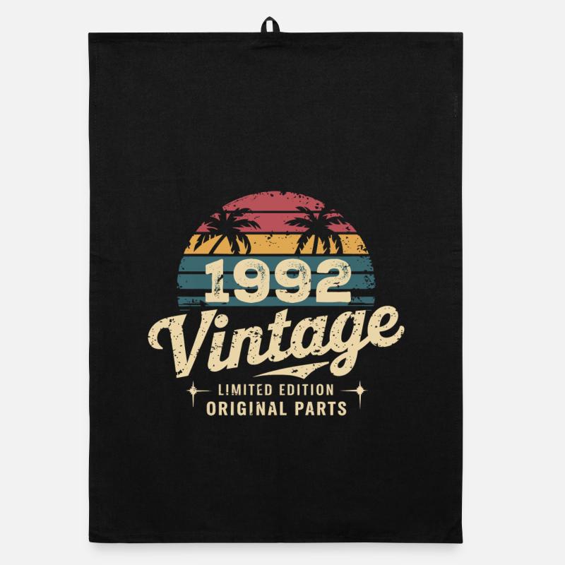 Awesome Since 1992 1992 Birthday Gift Organic dish towel