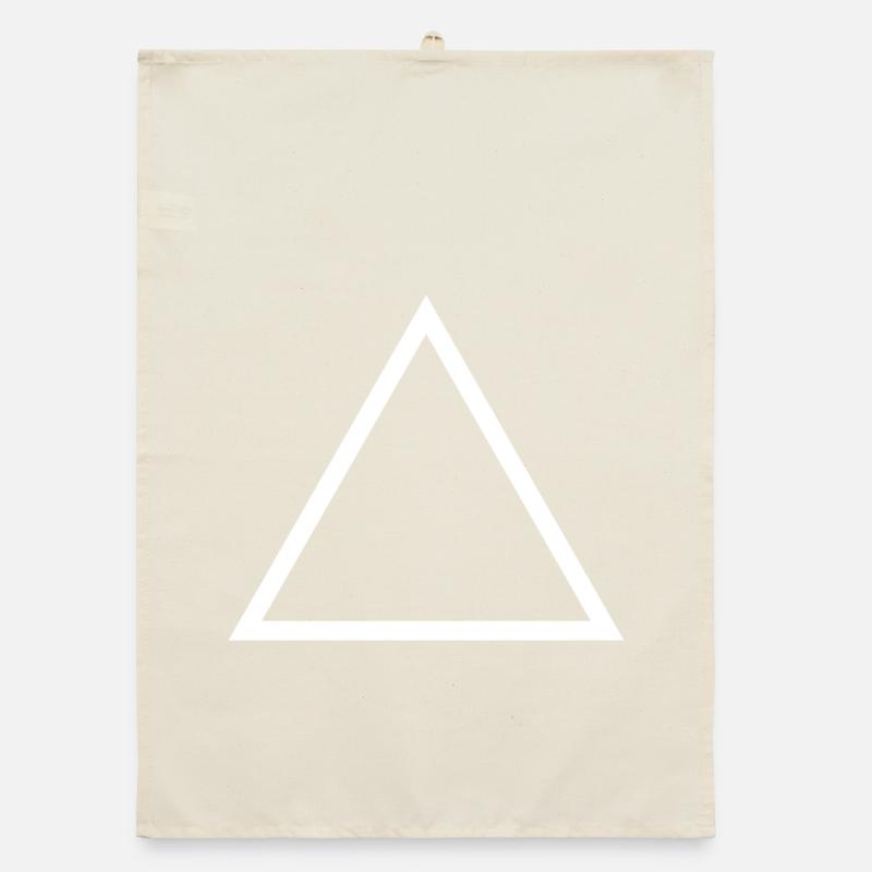 Fire Alchemy Element Symbol Organic dish towel