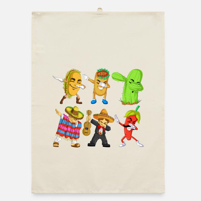 Cinco de Mayo Dab-Hemd Organic Geschirrtuch