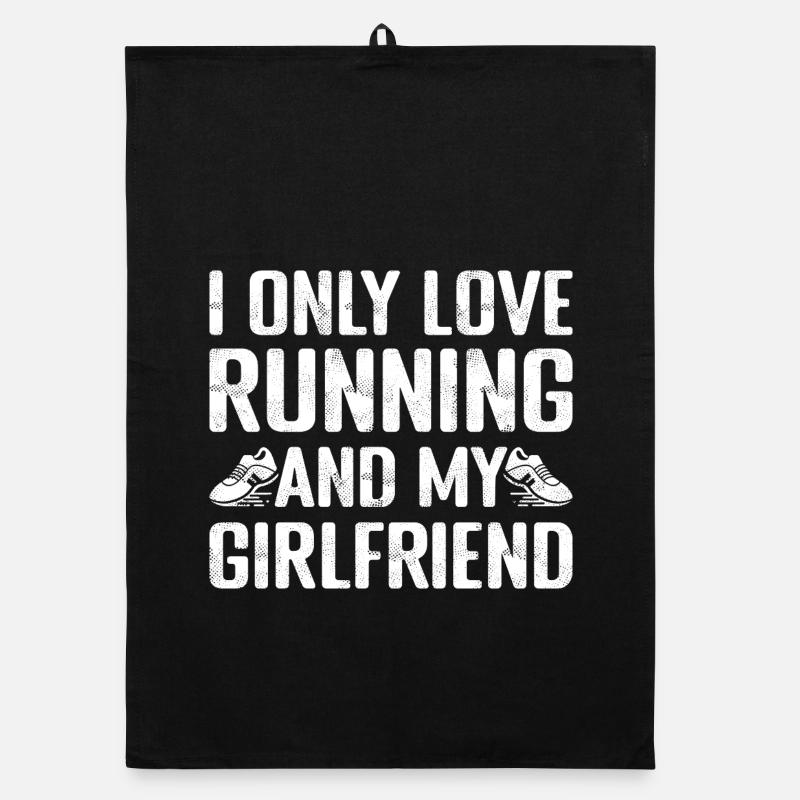 Coureur de marathon : j’aime seulement courir Torchon bio