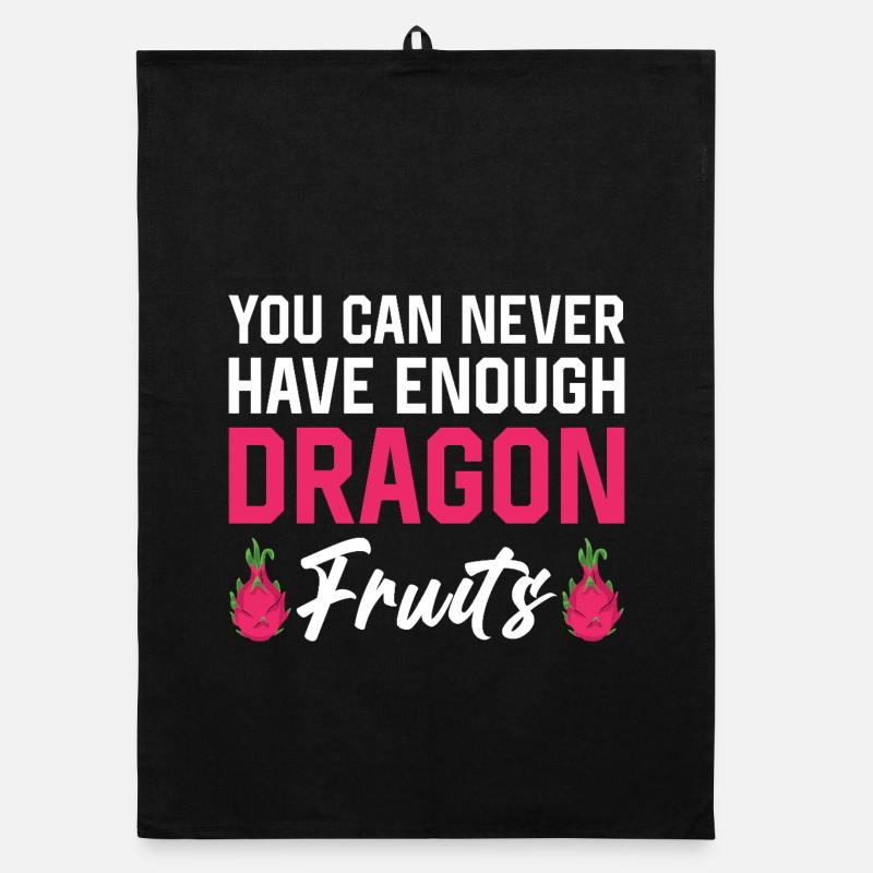 Dragon Fruit Powerprints Organic dish towel