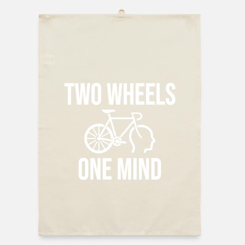 Two wheels, one mind Organic dish towel