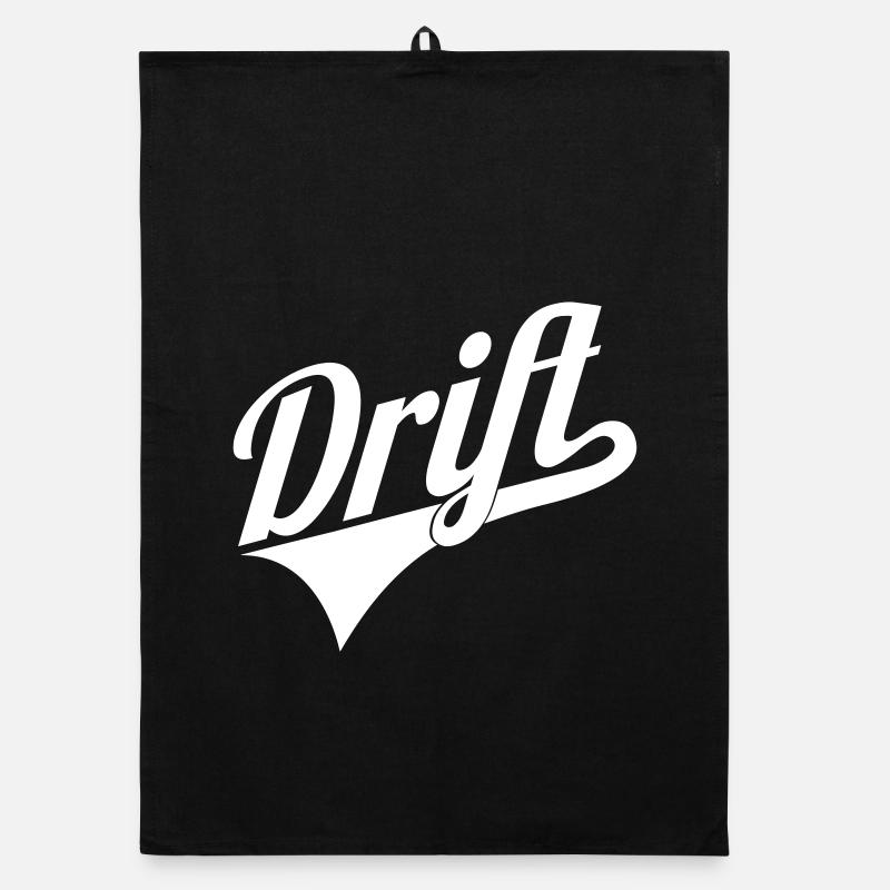 Drift Schriftzug Logo Organic Geschirrtuch