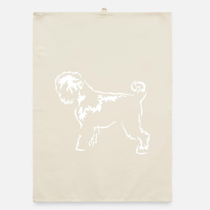 Terrier russe « Black Edition » Torchon bio