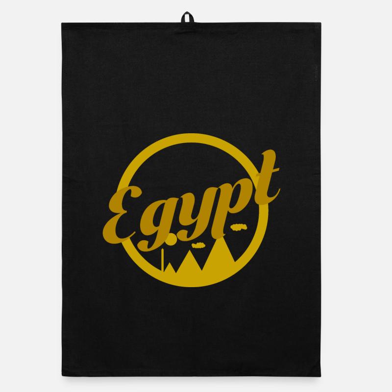 Egypte Egypte Pyramides Le Caire Idée cadeau d’été Torchon bio