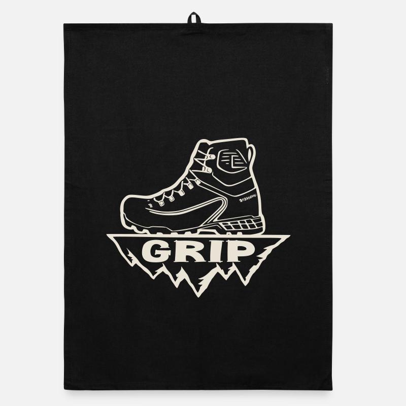 Hiking Shoe [White] Organic dish towel