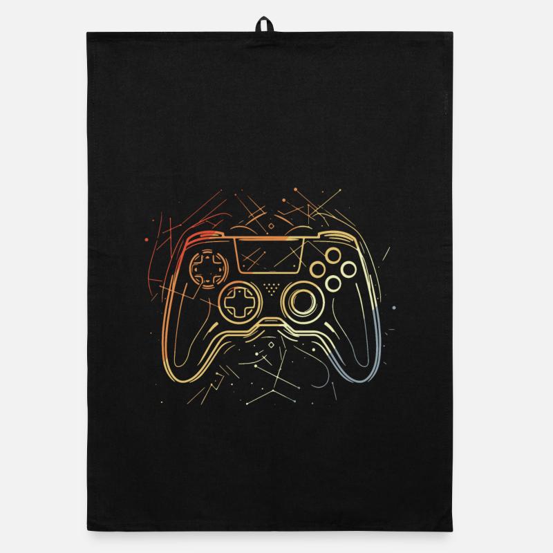 Manette de jeu Sketch Retro Torchon bio