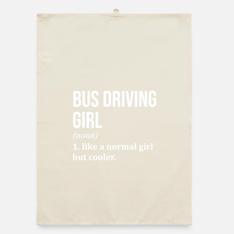 Bus Driver Organic dish towel