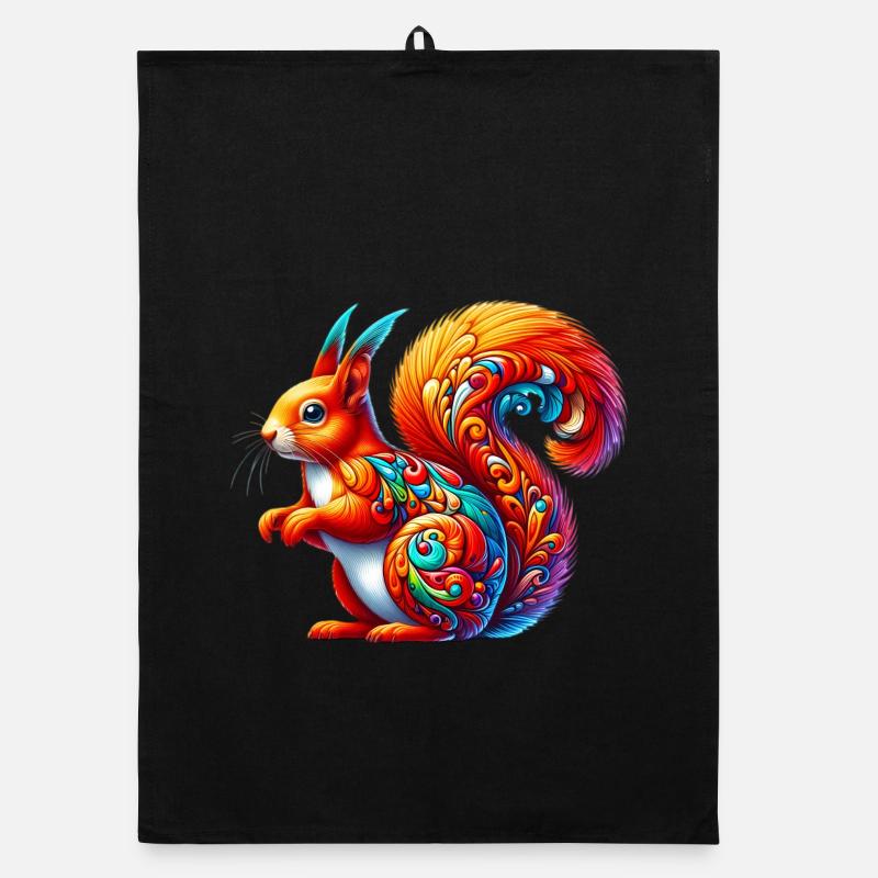 Eichhörnchen Organic Geschirrtuch