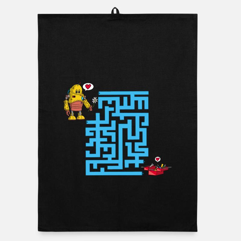 Le labyrinthe de l'amour Torchon bio