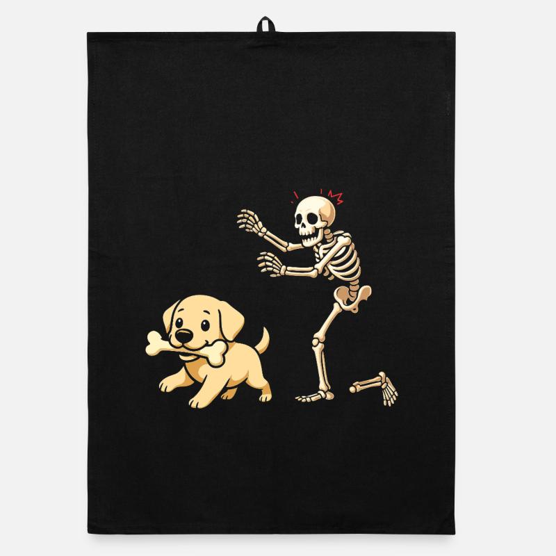 Squelette Chien Labrador Retriever Torchon bio