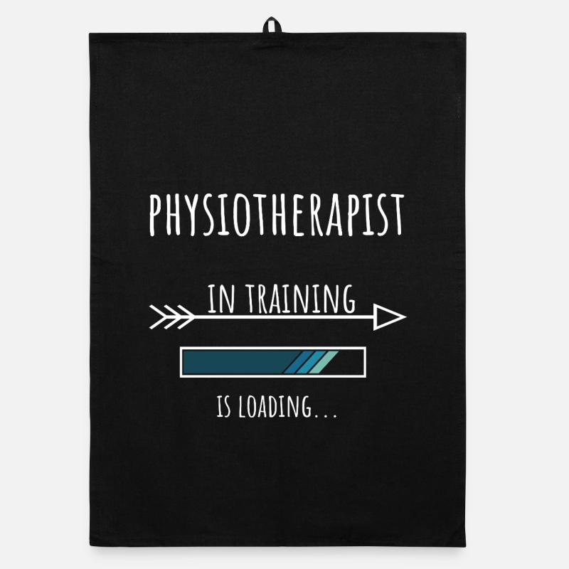 Physiotherapist Geschenk Beruf Ausbildung Organic Geschirrtuch
