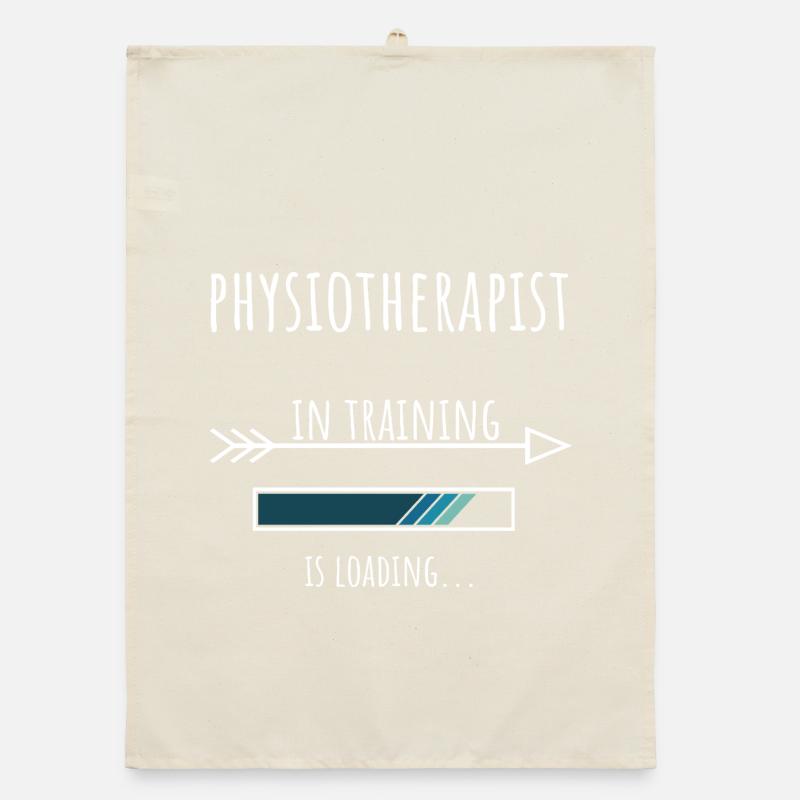 Physiotherapist Gift Profession Training Organic dish towel