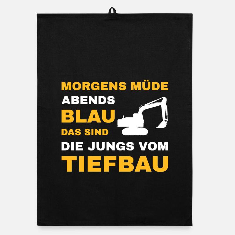 Civil Engineering Civil Engineering Road Construction Excavator Driver Excavation Organic dish towel