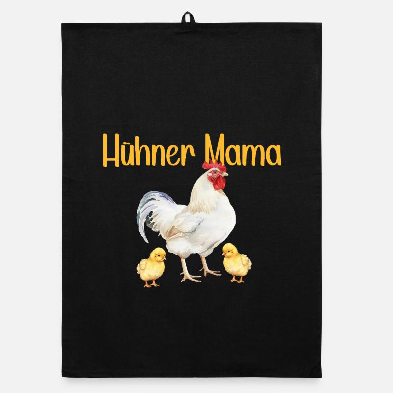 Hühner Mama Muttertag Mutterschaft Mama Elternteil Organic Geschirrtuch