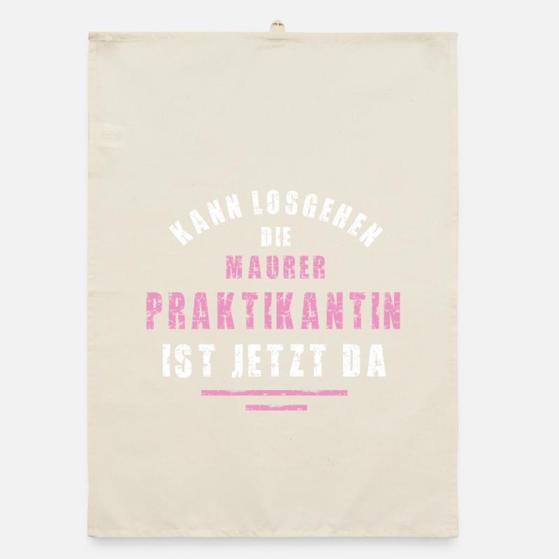 Bricklayer Intern Thank You Internship Masonry Organic dish towel