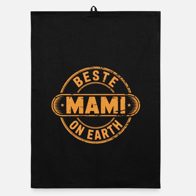 Beste Mami Geschenk Muttertag Organic Geschirrtuch