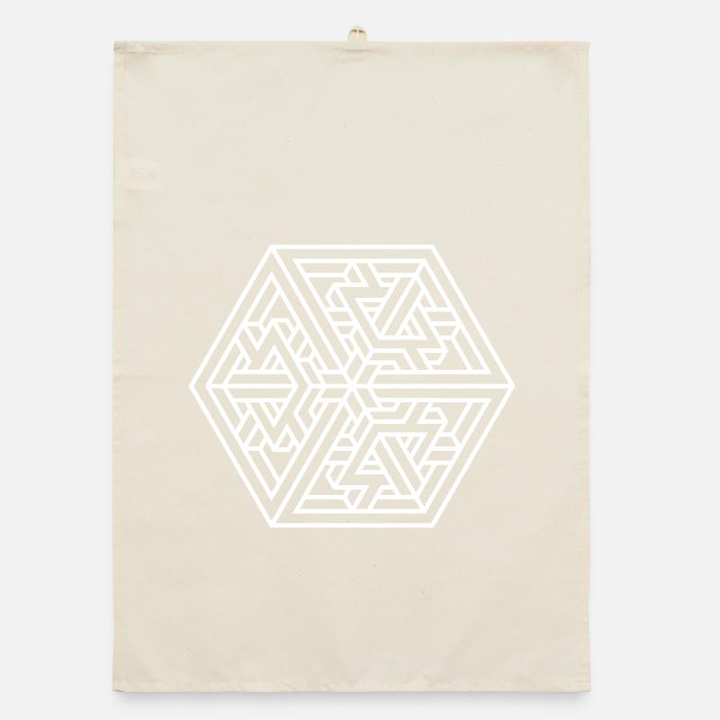 Forme impossible – illusion d’optique pour les nerds Torchon bio