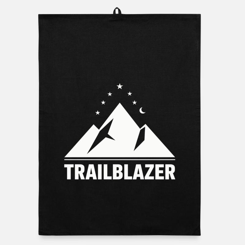 Trailblazer Mountain Night Camping Hiking Organic dish towel
