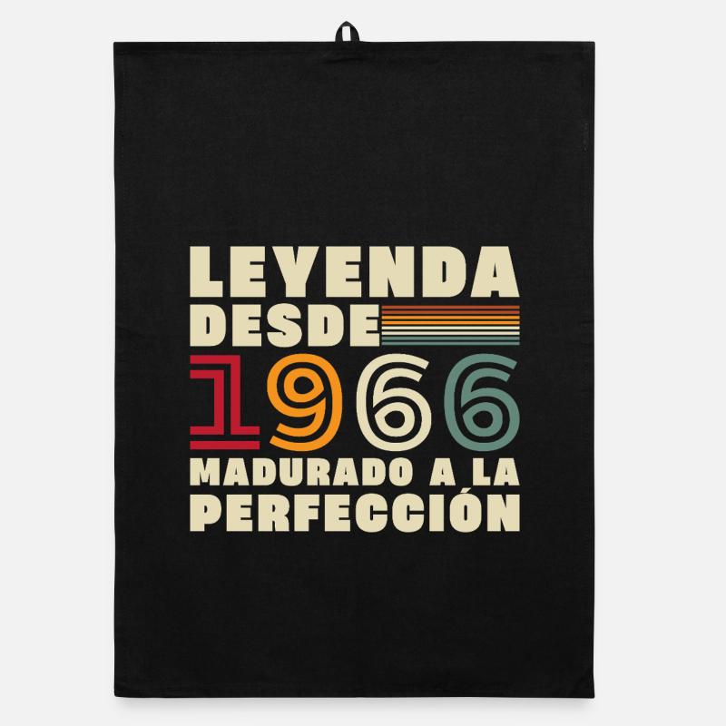 1966 Vintage Retro Birthday Gift Organic dish towel