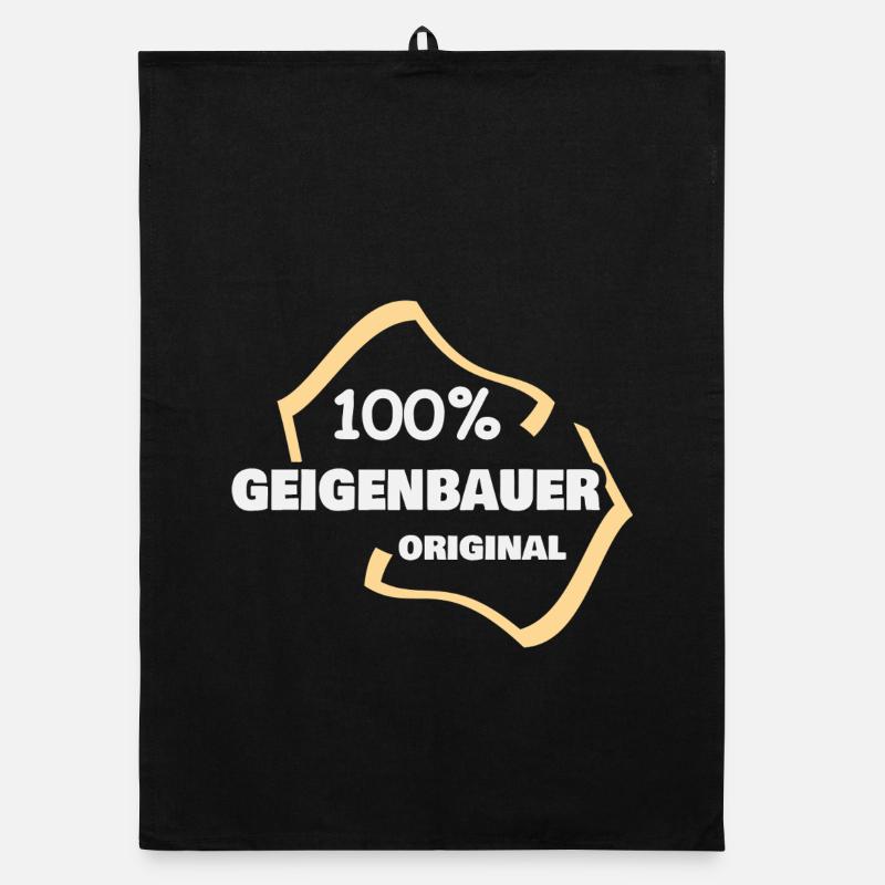 Gift for violin makers Organic dish towel