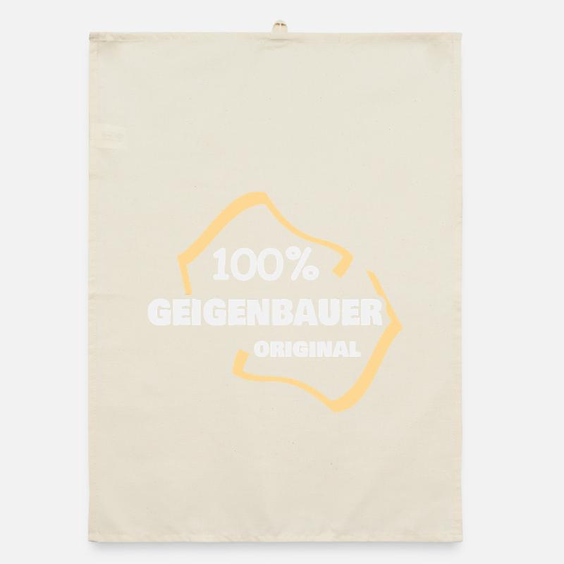 Gift for violin makers Organic dish towel