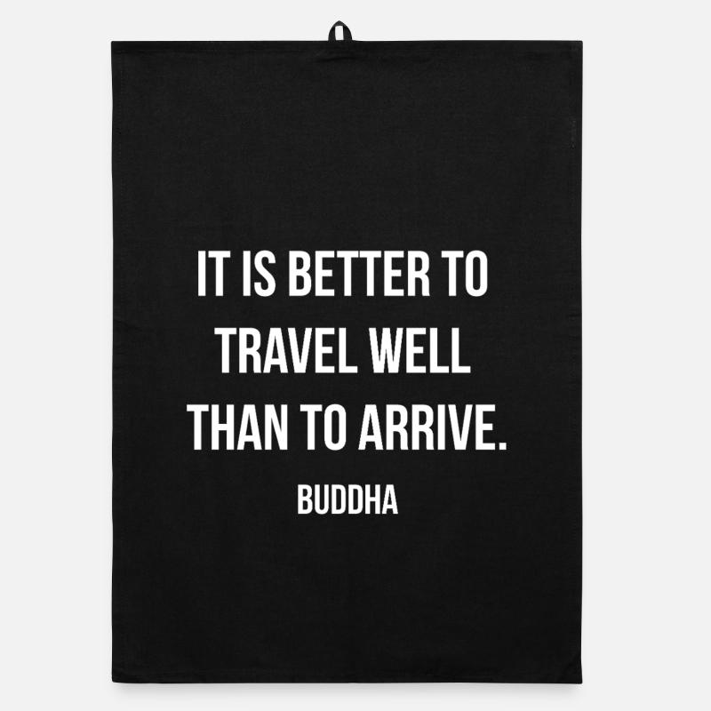 Voyage, bien arrivé plus tard, citation de Bouddha Torchon bio