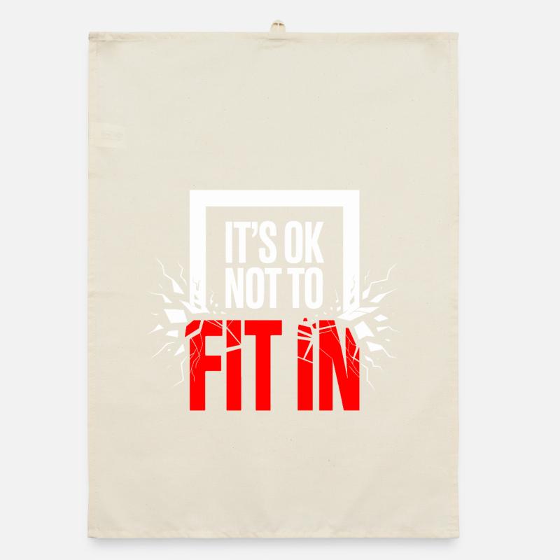 C’est normal de ne pas s’intégrer à la motivation de l’individualité Torchon bio