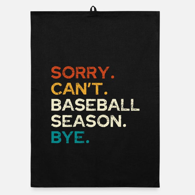 Sorry, Baseball-Saison vorbei Organic Geschirrtuch