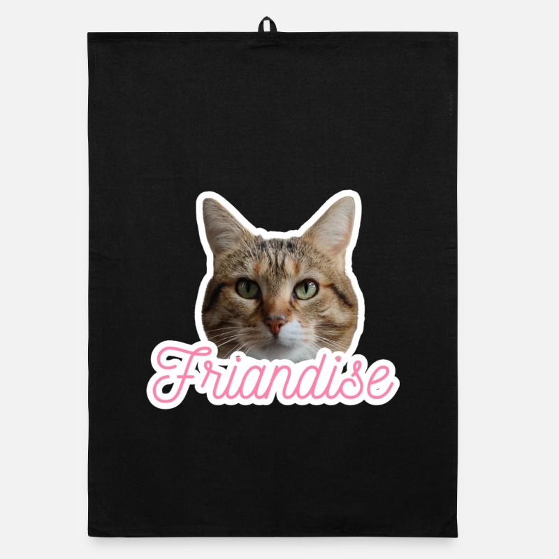 Missty friandise - Torchon bio - noir