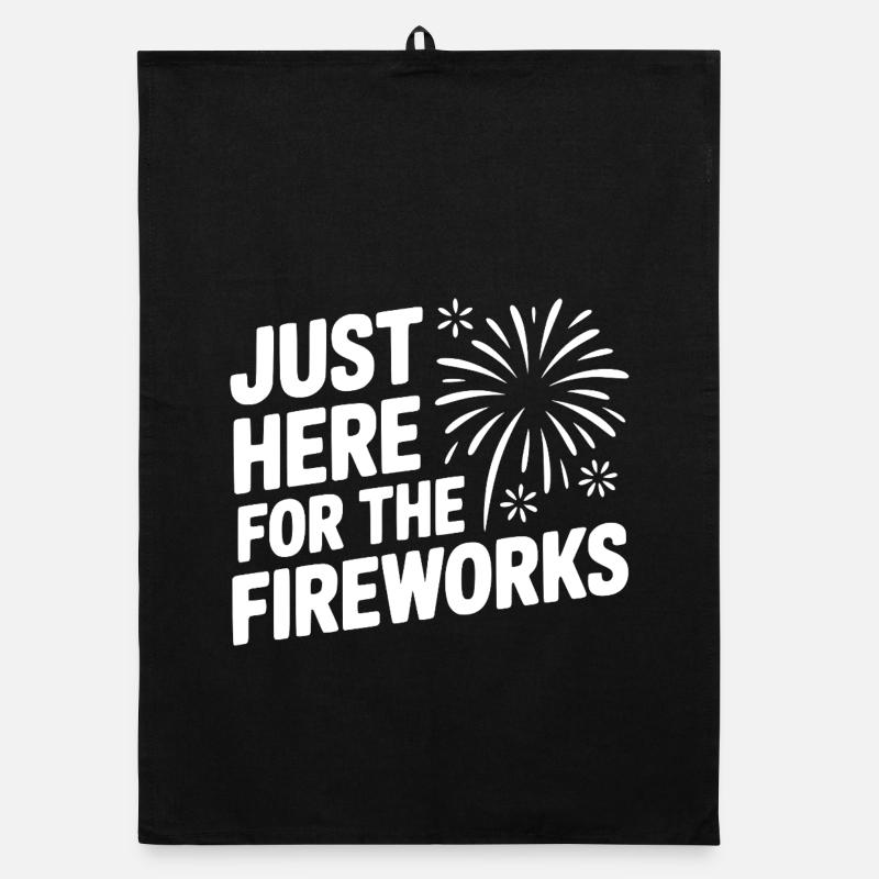 Juste ici pour les feux d’artifice Torchon bio