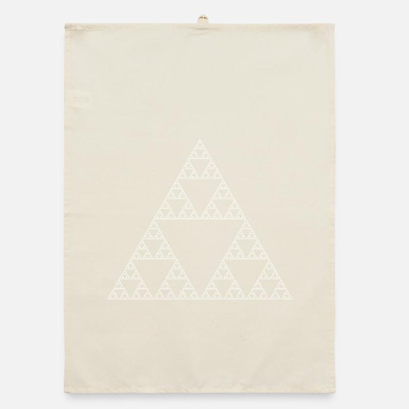 Sierpinski Dreieck Sierpinski Dichtung Sierpinski Organic Geschirrtuch