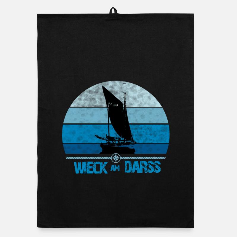 Wieck am Darss with Zeesboot Organic dish towel