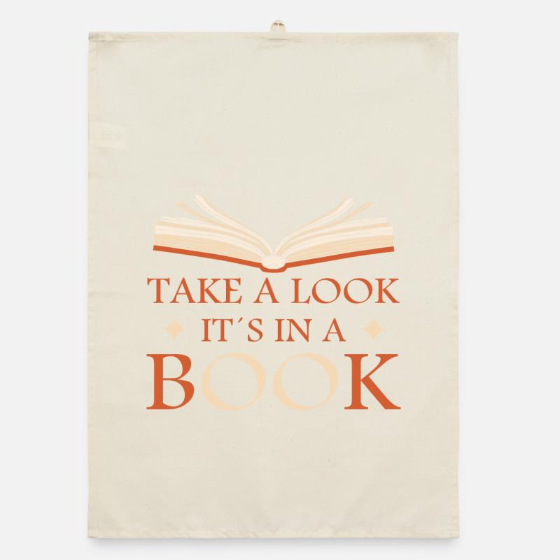 Look it's in a book Organic dish towel