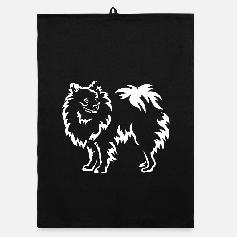 Spitz « Édition Noire » - Torchon bio - noir