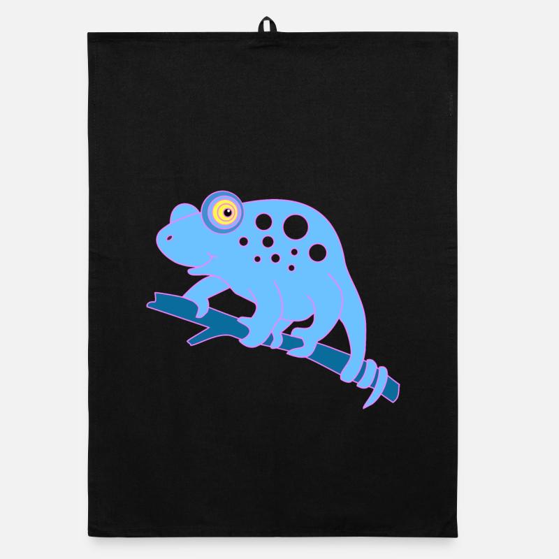 Chamaeleon animal Organic dish towel