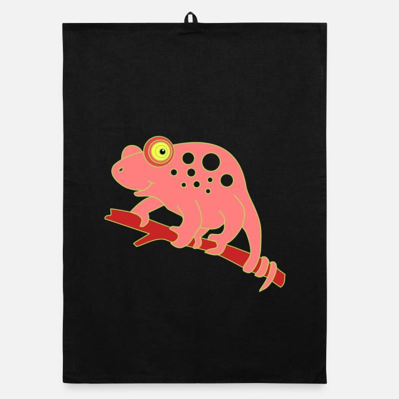 Chamaeleon tier Organic Geschirrtuch