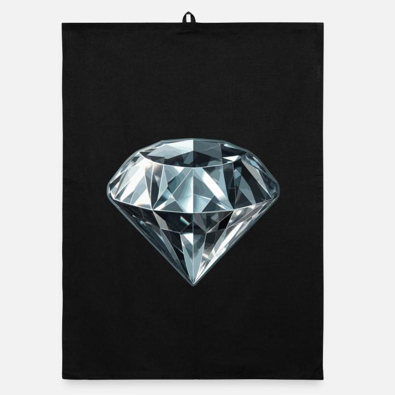 Precious Diamond Gemstone Organic dish towel