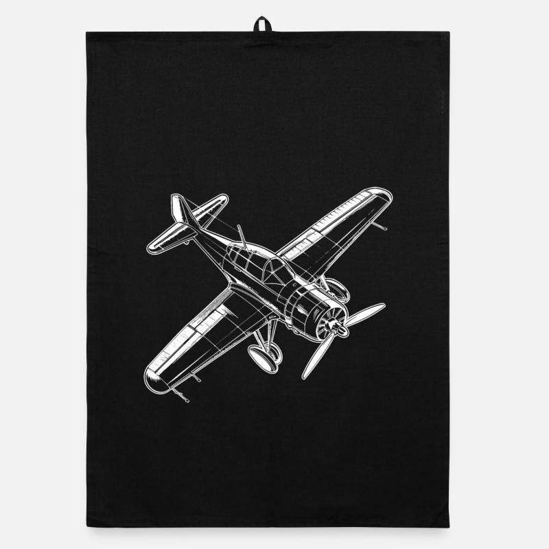 Avion à hélice Torchon bio