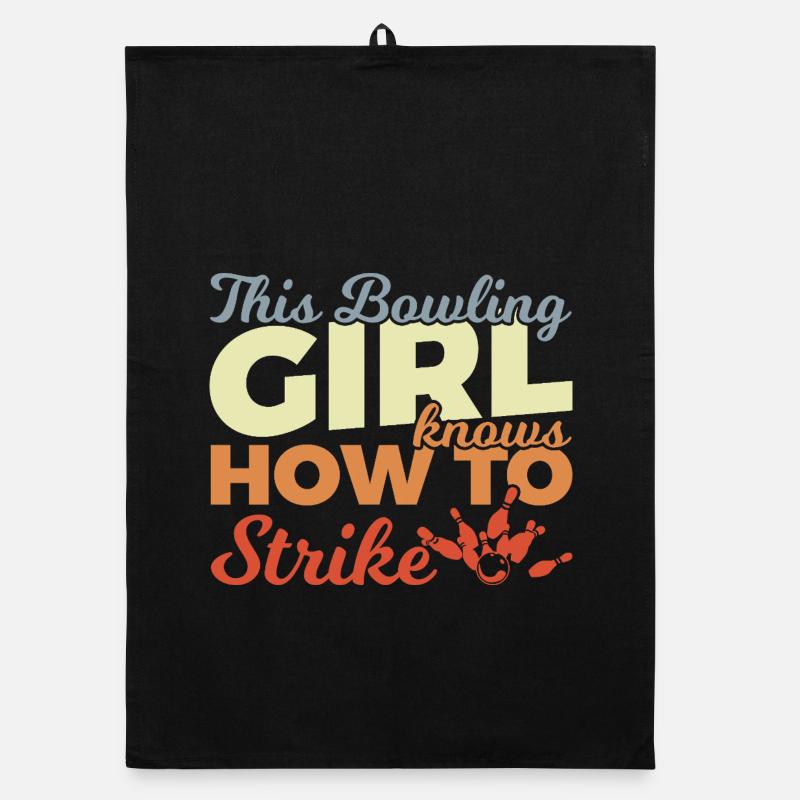 Fille de bowling Torchon bio