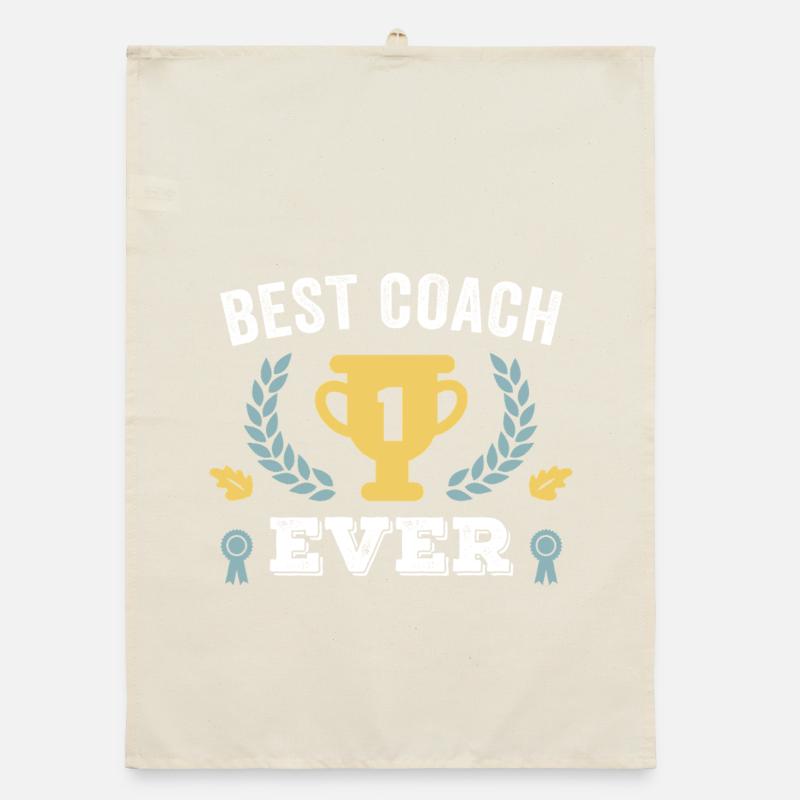 Bester Coach aller Zeiten Organic Geschirrtuch