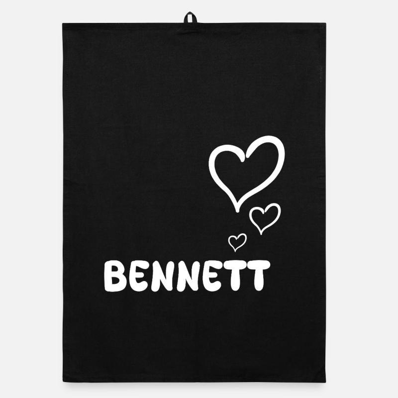 First name Bennett Organic dish towel