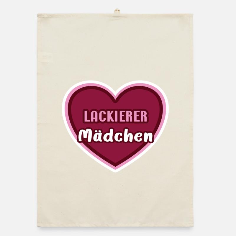 Painter Girl Children Painter Trainee Trainee Organic dish towel