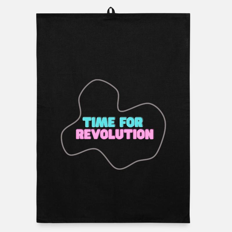 Neo-Typotype: Time for Revolution Organic dish towel